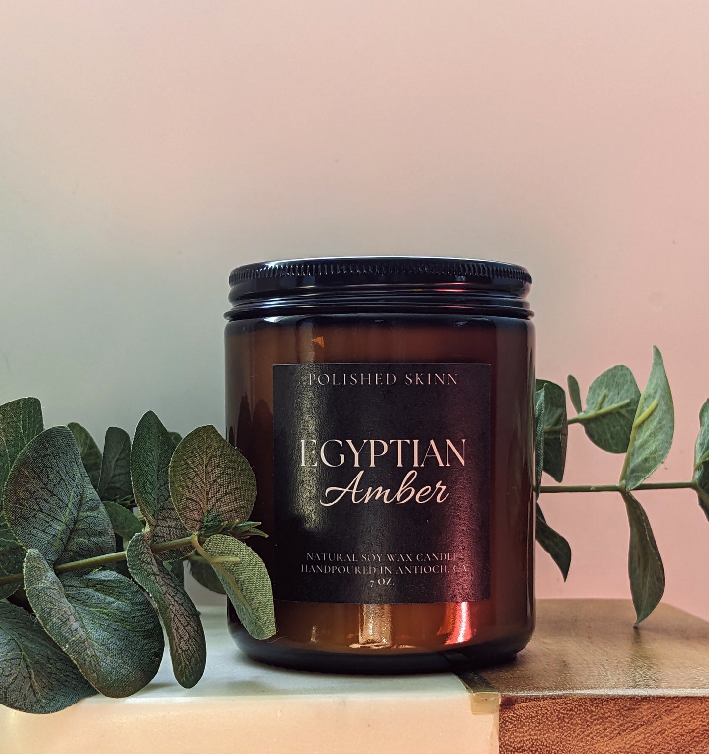 Egyptian Amber Candle